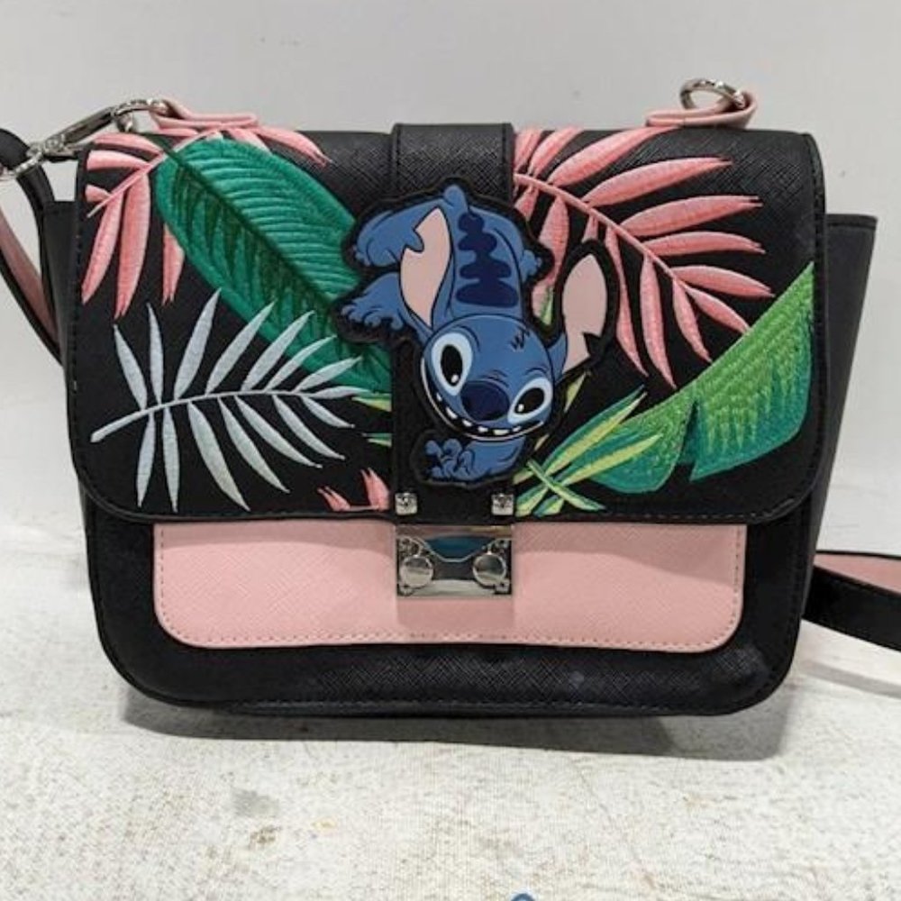 Disney Loungefly Stitch Tropical Crossbody Bag Purse